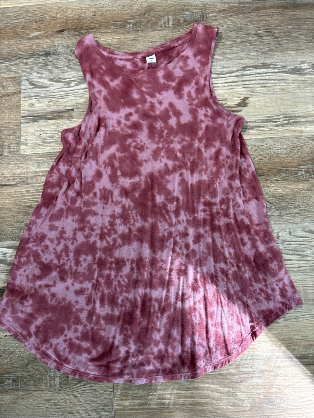 Old Navy Mauve Tie-Dye Sleeveless Tank